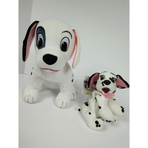 Kohls Cares 101 DALMATIANS 10" PATCH DOG  + Disney 8"Jewel Bad Girl Dog Plushies - Picture 3 of 12